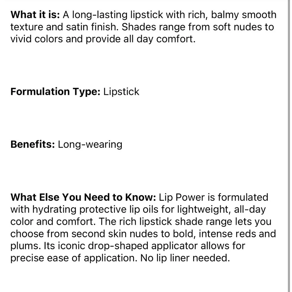 💋 ARMANI BEAUTY Lip Power Longwear Vivid Color Lipstick - Shade 400